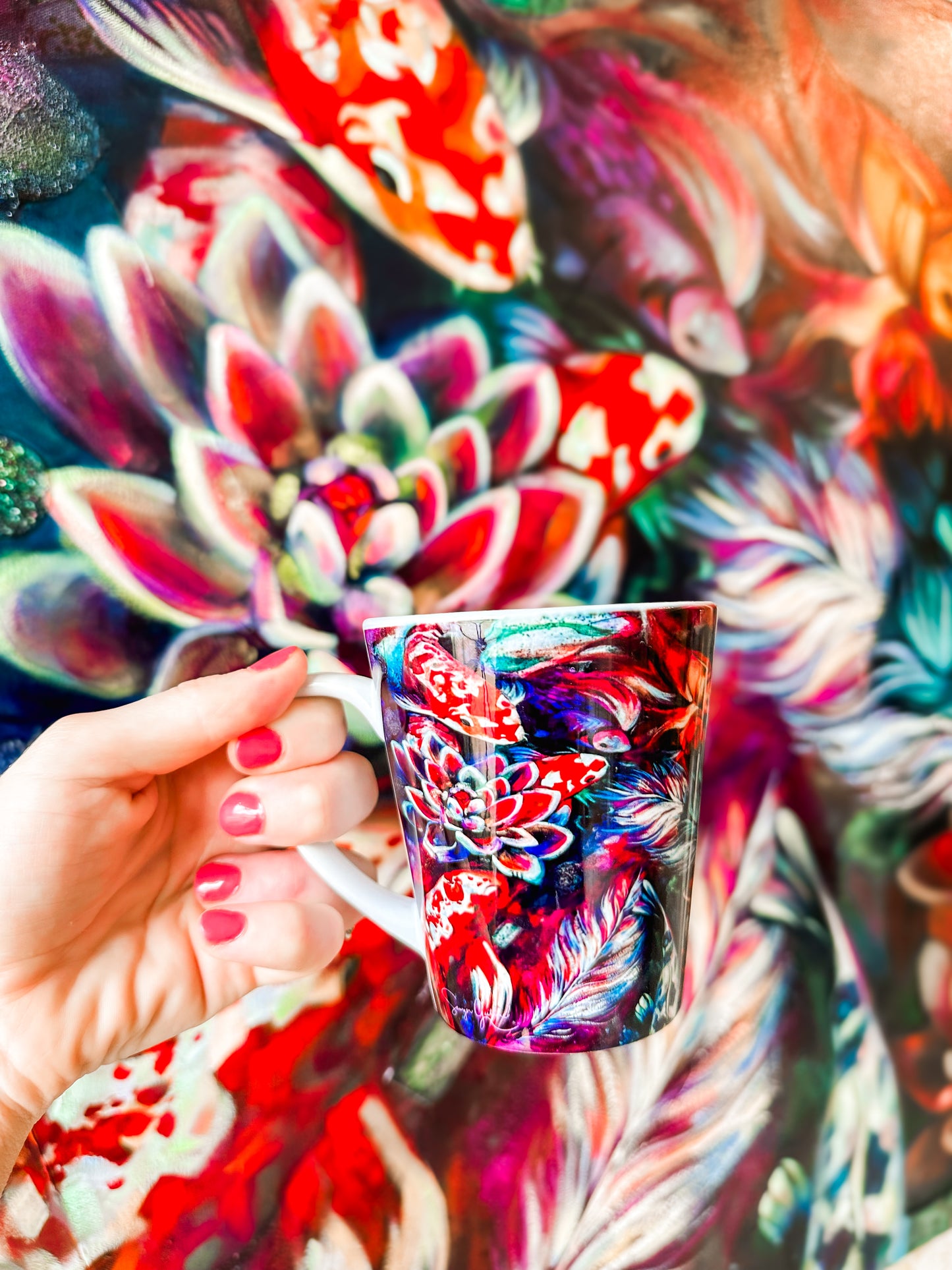 "Delightful Curiosity" Latte Mug