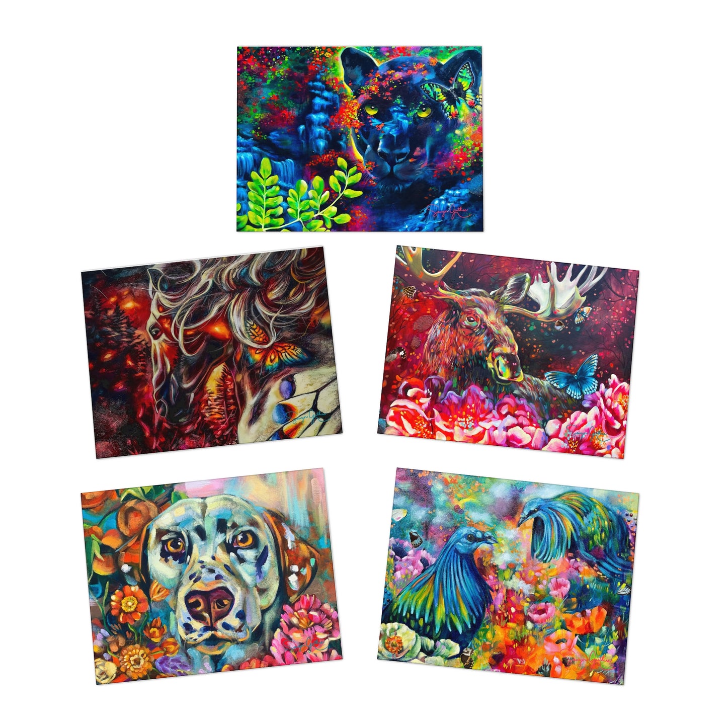 "Looking Into Heaven" Greeting Cards (5-Pack)
