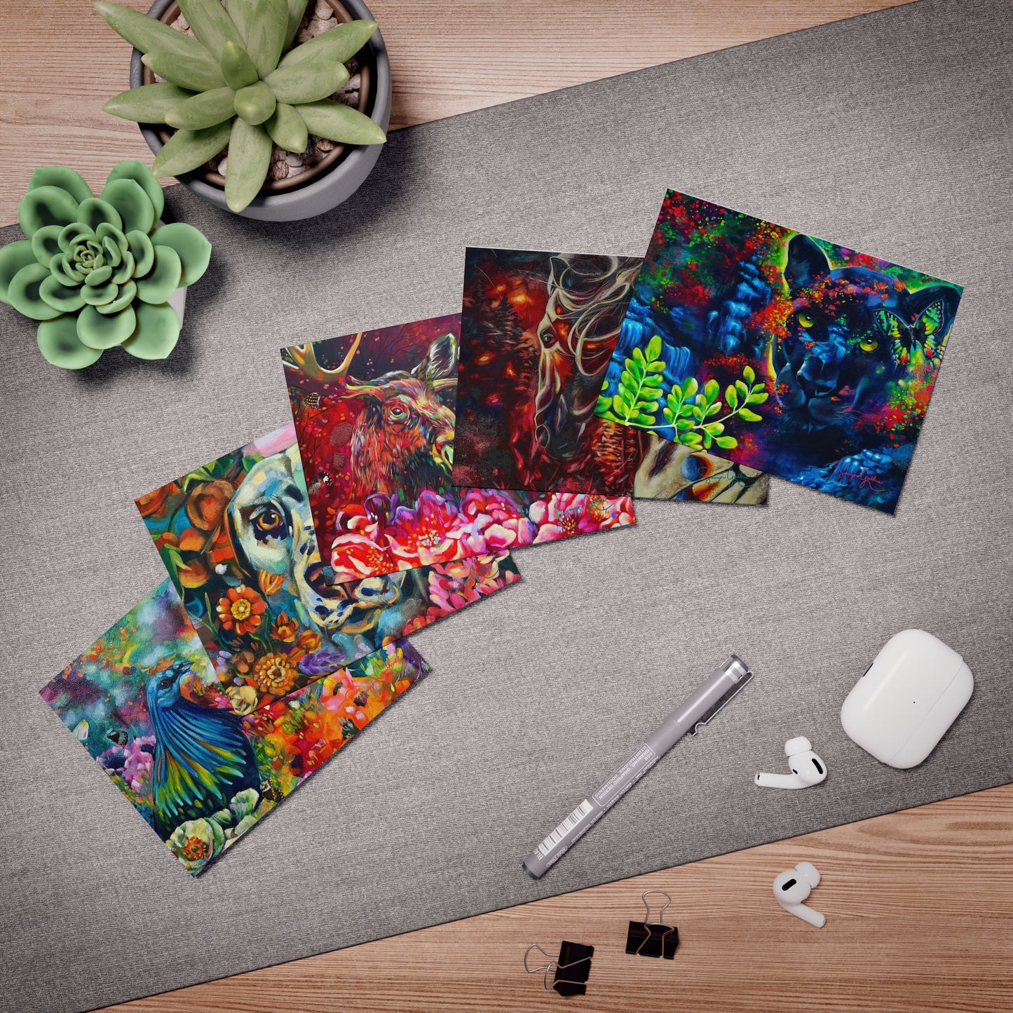 "Looking Into Heaven" Greeting Cards (5-Pack)