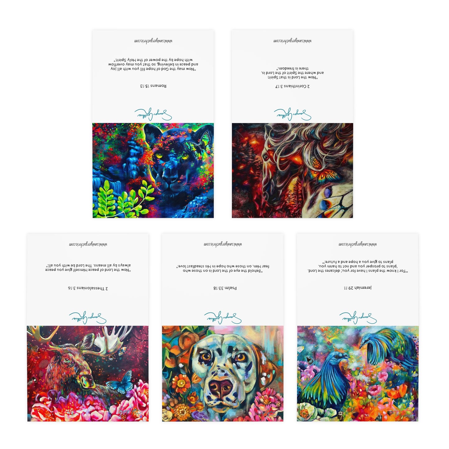 "Looking Into Heaven" Greeting Cards (5-Pack)