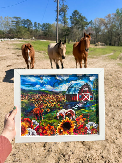 "No Eye Has Seen" Framed Print