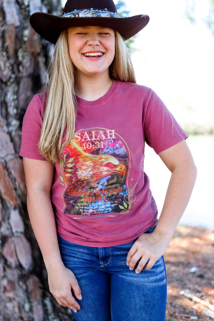 "Mount Up With Wings Like Eagles" T-Shirt