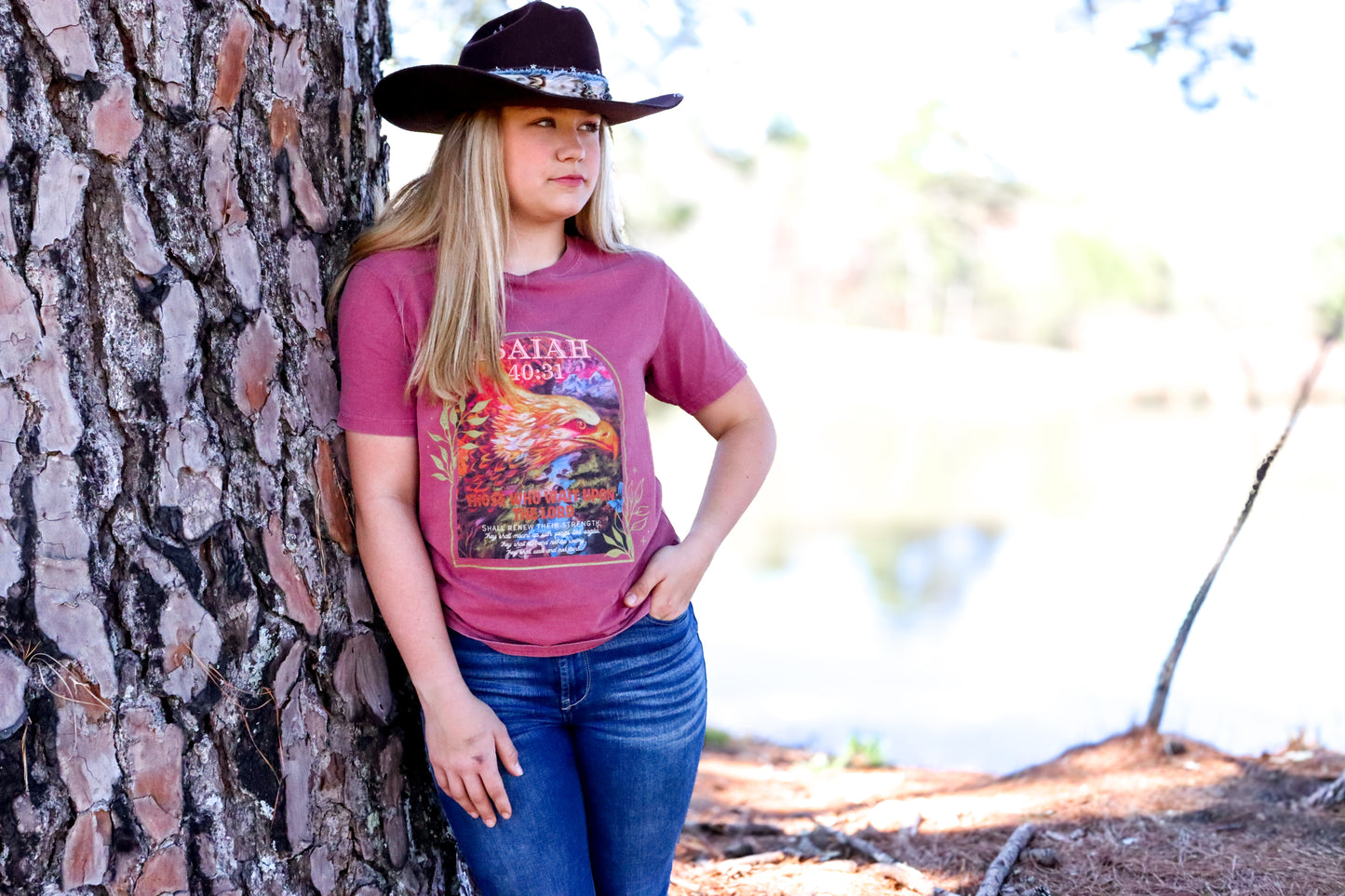 "Mount Up With Wings Like Eagles" T-Shirt