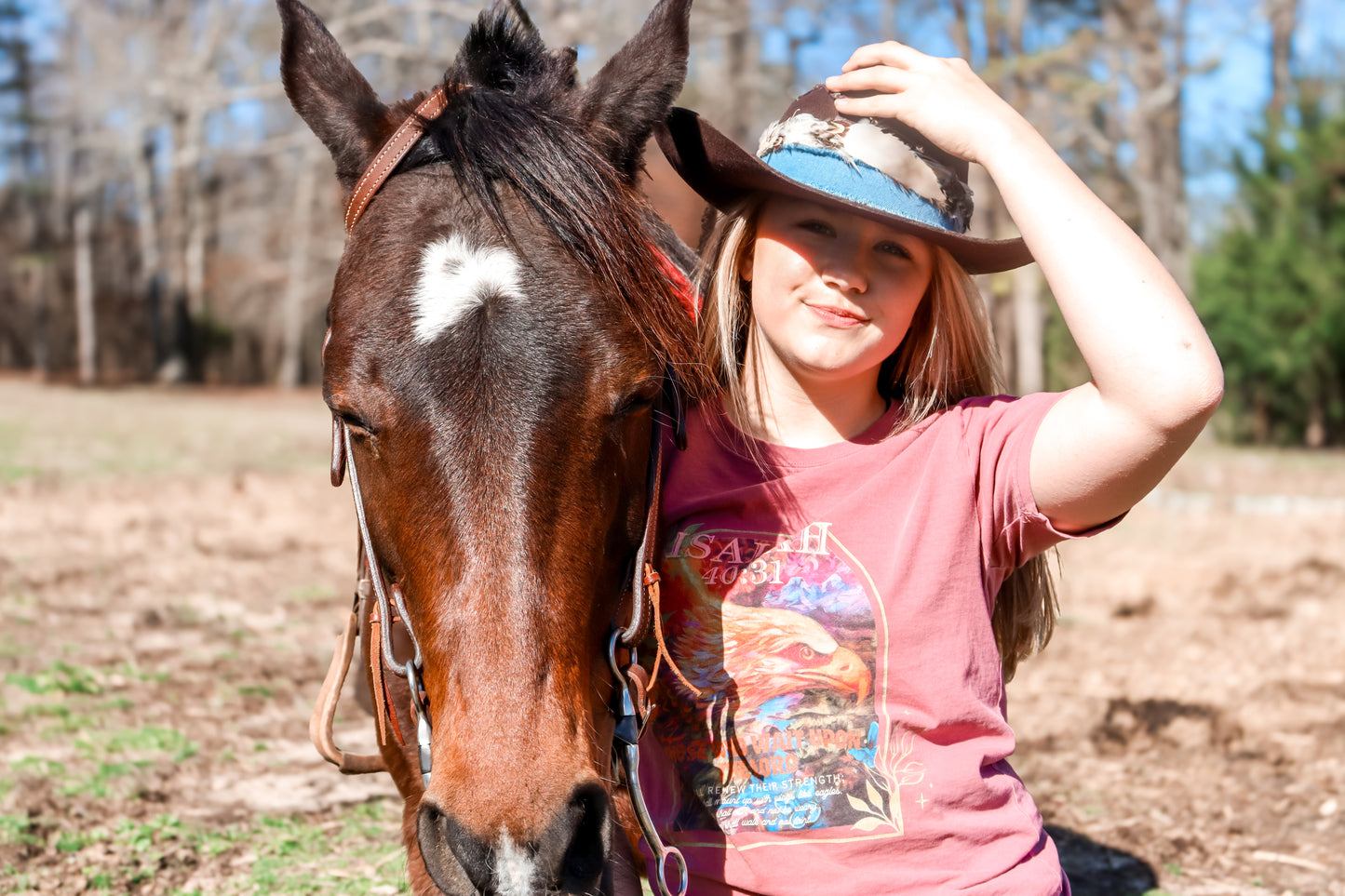 "Mount Up With Wings Like Eagles" T-Shirt
