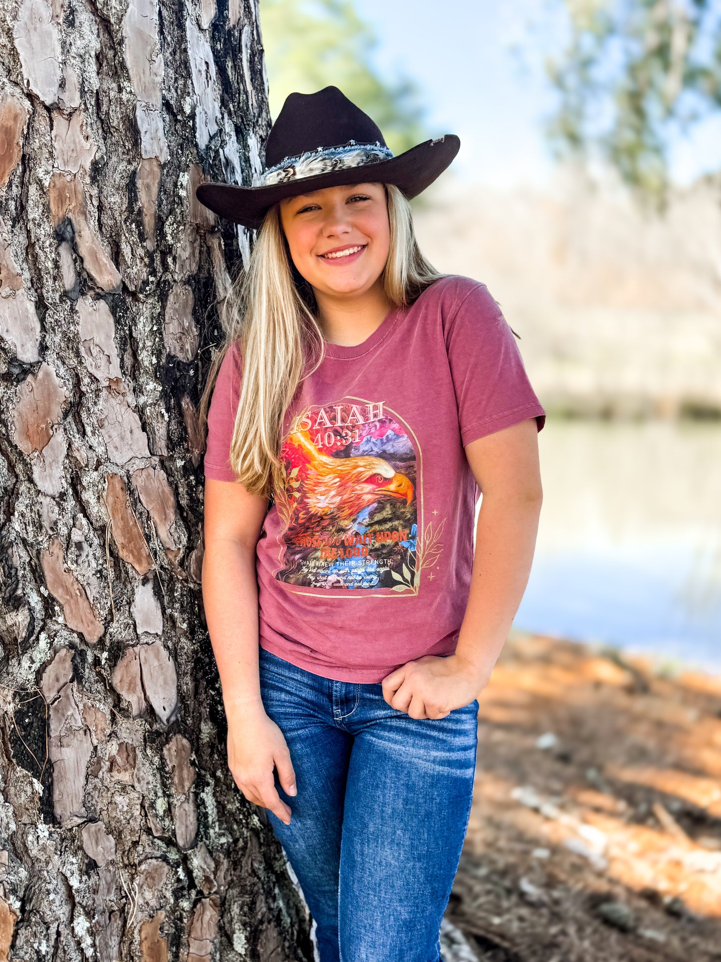 "Mount Up With Wings Like Eagles" T-Shirt