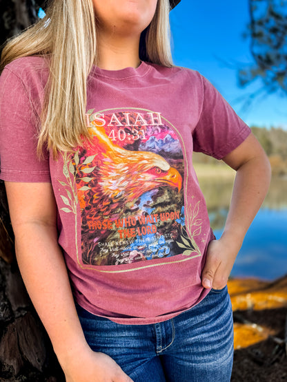 "Mount Up With Wings Like Eagles" T-Shirt