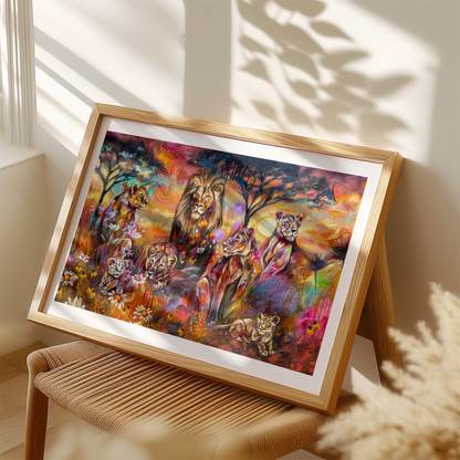 "Wild Flame Wild Flower" Fine Art Print